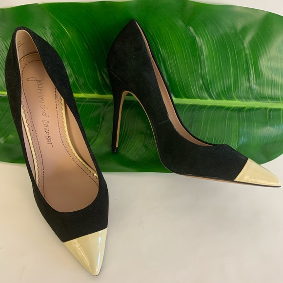 Black And Yellow Pumps. - Picture 2 of 8